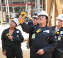 Students tour a refinery during the Freshman Engineering Summit