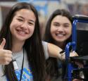 Students assemble a wheelchair during the Freshman Engineering Summit