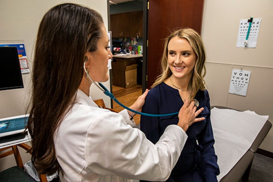 Employee and Doctor at Kooilspetroleum Wellness Clinic